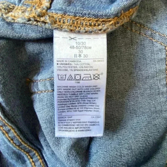 NWOT, GAP, Mid Rise Favorite Ankle Jeggings, Size 30, Dark Indigo Blue - Picture 7 of 11